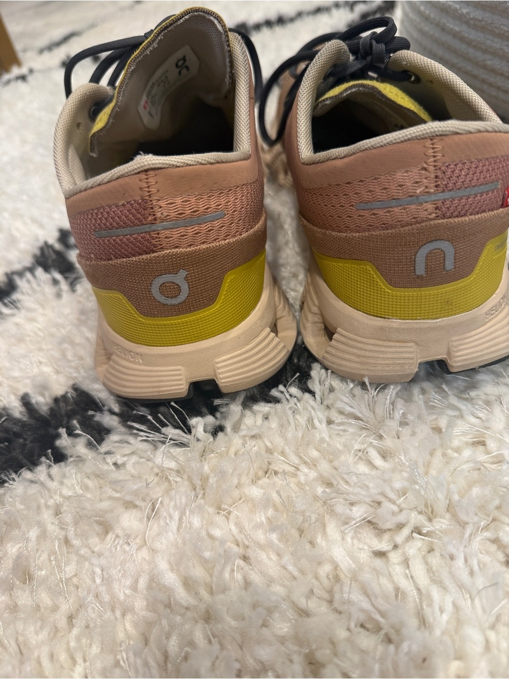On Cloud X 2 Women’s 9.5 Mocha Sand Brown Yellow Running Sneakers - Picture 11 of 16